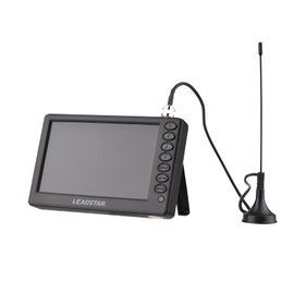 Wscoficey ATSC Digital TV Player 5-inch Screen Portable Pocket TV Car Television Multimedia Player Support FM Radio TF Card U Disk Playback with Remote Control