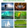 Mini Metal Binoculars 3x25 Lightweight Binocular with Built-in Foldable Handle