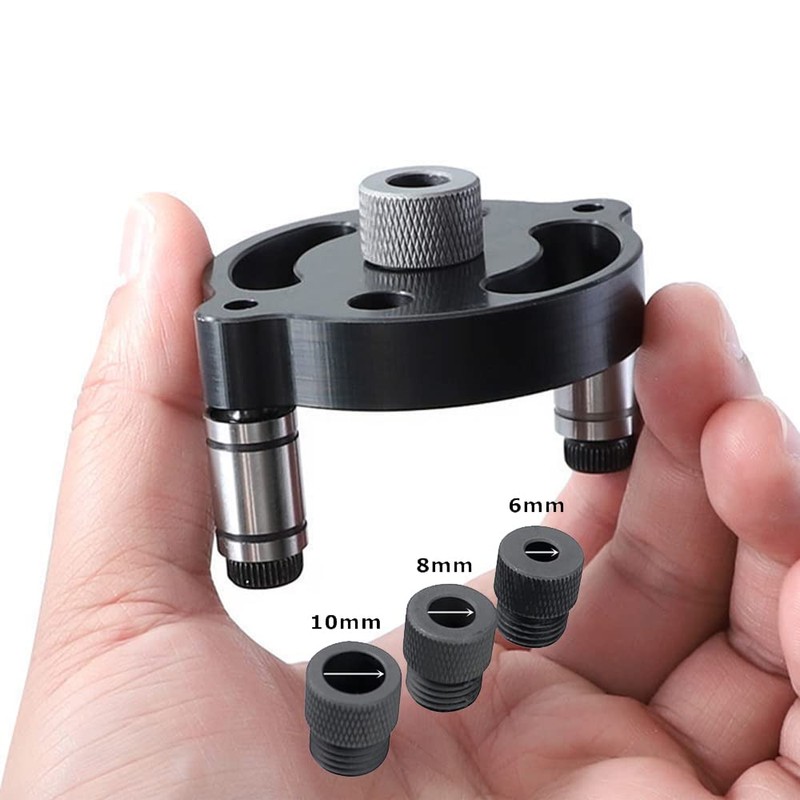 Bestgle Drill Guide Vertical Drill Stand Drilling Adjustable 0.2/0.3/0.4 inches