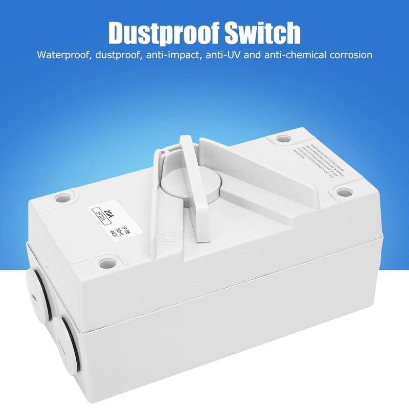 Weatherproof Isolating Switch Dustproof Waterproof 3P Isolator Switch with Super