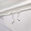 Spiral threader earrings,Earrings for Women 925 sterling silver earrings,Handmade Drop