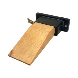 JEWEL TOOL Bench Mounted Pin Anvil Vise | Durable Cast Iron Base & Smooth Wooden Surface | Ideal for Jewelry Crafting | Dimensions: 5⅜" (13.7 cm) x 3¾" (9.5 cm)