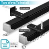 KOLAKO Ceiling Curtain Track, 3Ft-9Ft Heavy Duty Curtain Track Wall