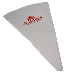 de Buyer - Patisseriebeutel aus wiederverwendbarer Baumwolle - Länge 30 cm - 4856.30N, Weiß