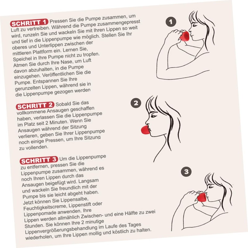 Beavorty Cherry Lip Plumper Device Non-invasive Suction Pump for Thicker