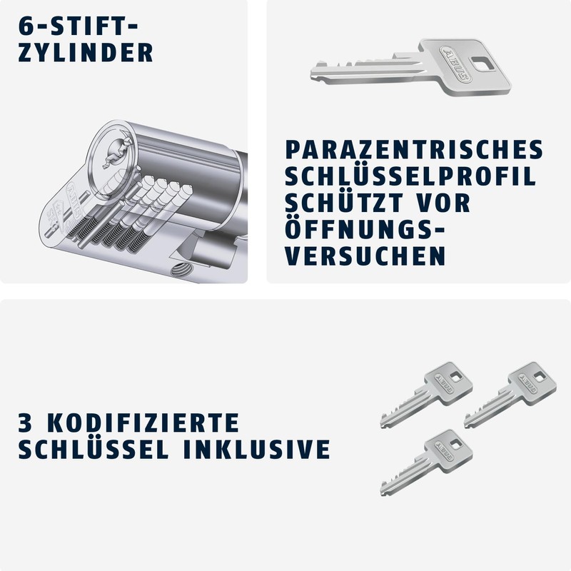 ABUS K60N4530 Euro Profile Thumbturn Cylinder