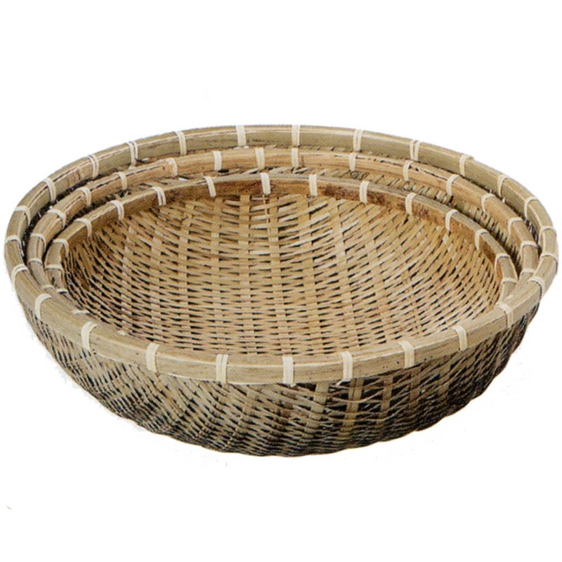 Koyanagi Sangyo 38073 Bamboo Deep Colander Diameter 13.0 inches (33