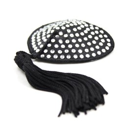 Diamonds Tassel Breast Pasties for Wedding/Valentine/Special Ocassion (White)