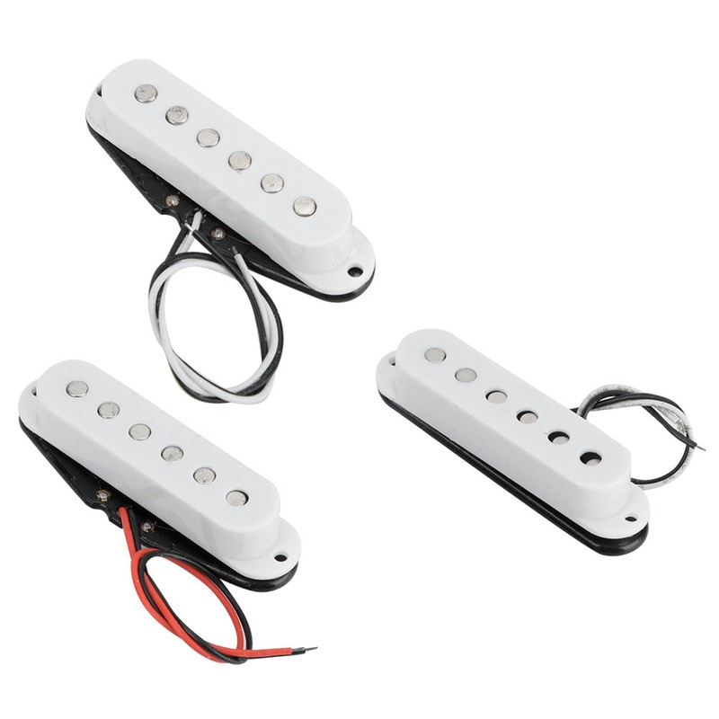 3Pcs Pickup Set Neck Single Coil Pickups for Electric Guitar