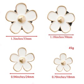 Unifizz Car Air Fresheners, 8 Pcs Car Scents Vent Clip Air Freshener, Flower Air Freshener Car Clips, Pink & White