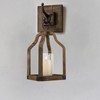 Rustic Wood Lantern Candle Holder for Farmhouse Decor - Indoor