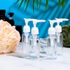 4 Pack Transparent Travel Bottles Pump Bottle Clear Mini Soap