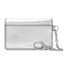 FOSSIL Valerie Card Case Silver Metallic, Metallic silver, Classic