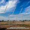 9 Pack Chain Link Fence Extension, 25.2'' Fence Extension Height,