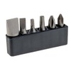 SE 24-Piece Tool Kit with Dual Head Hammer, Interchangeable Bits,