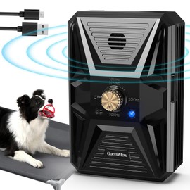 Bark Control Device Ultrasonic, 3 Modes Automatic Anti Barking Device, Outdoor Indoor Dog Bark Deterrent with 33FT Range, Recharge Dog Barking Control Devices for Puppy Small Large Dogs