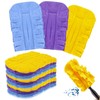 Zubebe 12 Pcs Duster Refill Reusable Fleece Duster Refills Feather