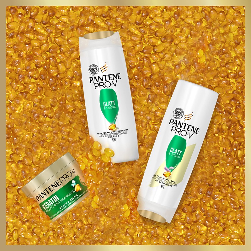 Pantene Pro-V Glatt & Seidig Keratin Reconstruct Haarmaske