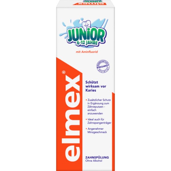 elmex Junior Zahnspülung, 400 ml Packung