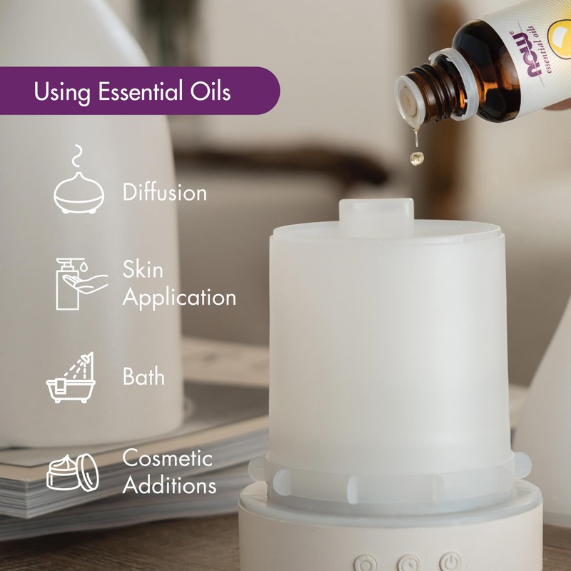 NOW NOW Essential Oils, Mental Focus Oil Blend, Centering Aromatherapy