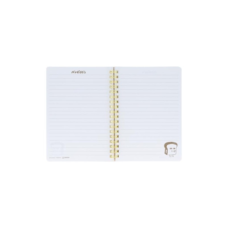 Sunstar Bungu S2641704 Bread Loaded Notebook, Ring Notebook, B6, A