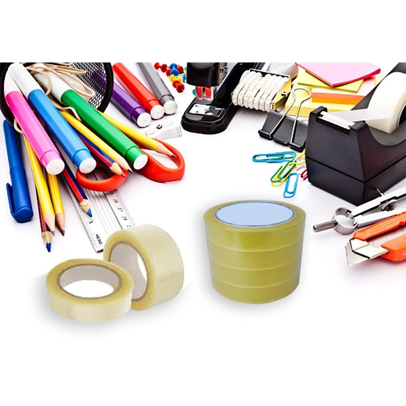 6 Rolls Packaging Tape 24mm x 40m – Transparent Cellotape