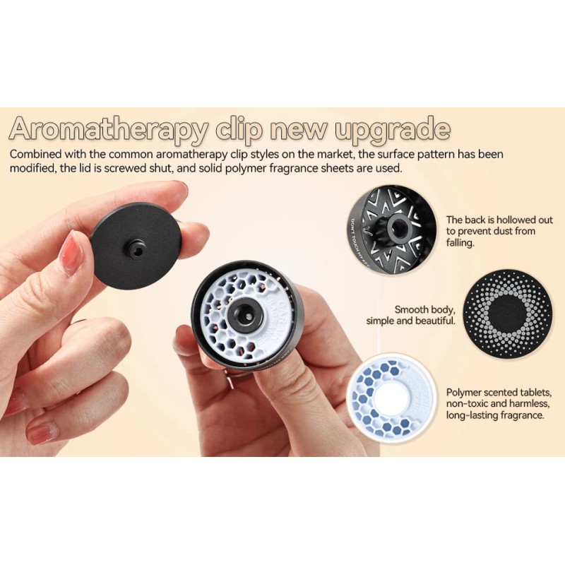 Car Air Vent Clip Freshener Aromatherapy Fragrance Essential Diffuser Clip