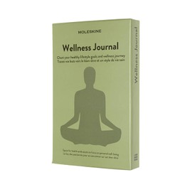 Moleskine - Wellness Journal, Theme Notebook - Hardcover Notebook to Track Your Health and Fitness Goals - Large Size 13 x 21 cm - 400 Pages