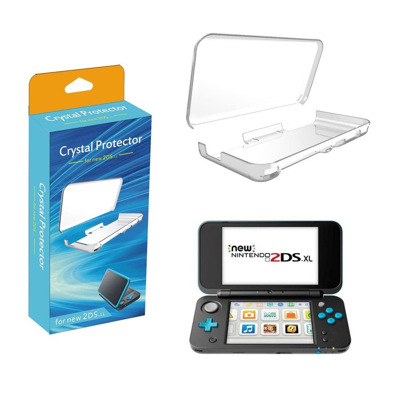 VSEER New 2DS XL Case - Crystal Transparent Hard Shell