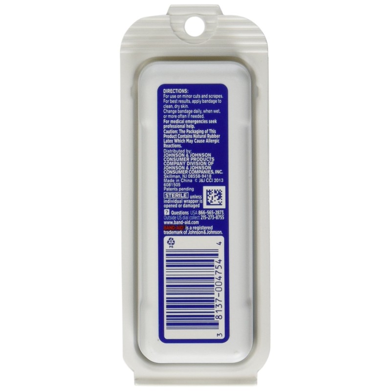 Band-Aid Flex Fabric Travel Pack - 8 Count, Pack of