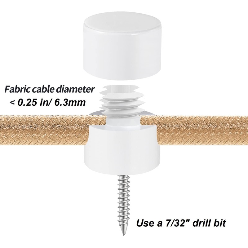 Adcssynd 6 Pack Aluminum Swag Hooks for Ceiling Hanging, Swag