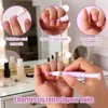 3pcs 3 in 1 Cuticle Oil Pen, Cuticle Pusher &
