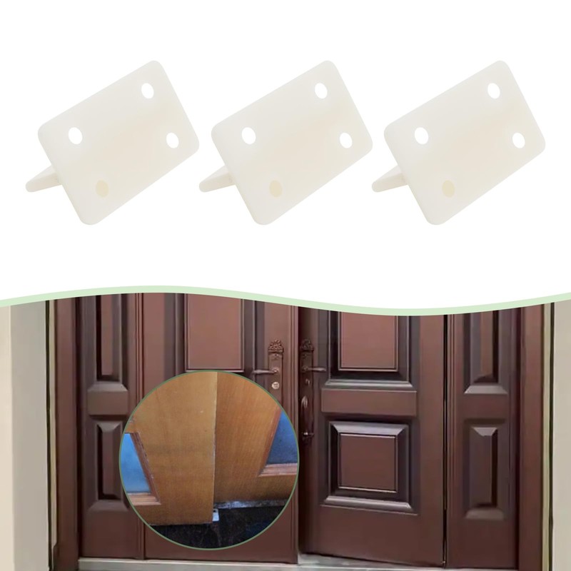 SING F LTD 10pcs Plastic Door Floor Guide Wooden Sliding