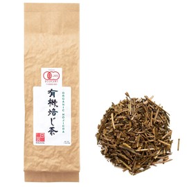 Ocha & Co. Hojicha Tea – Japanese Organic Loose Leaf Green Tea – Roasted Green Tea Blend of Kukicha and Sencha – Low Caffeine Tea with a Sweet, Smoky Taste, 100g/3.5oz.