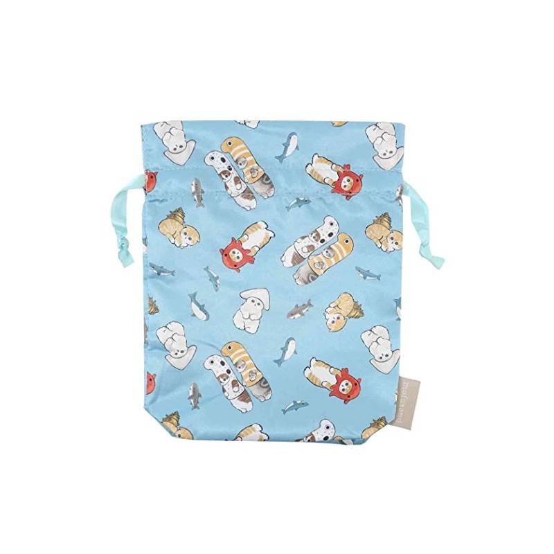 Marimocraft Mofusand Sandwich Pouch Satin Kimono Pouch