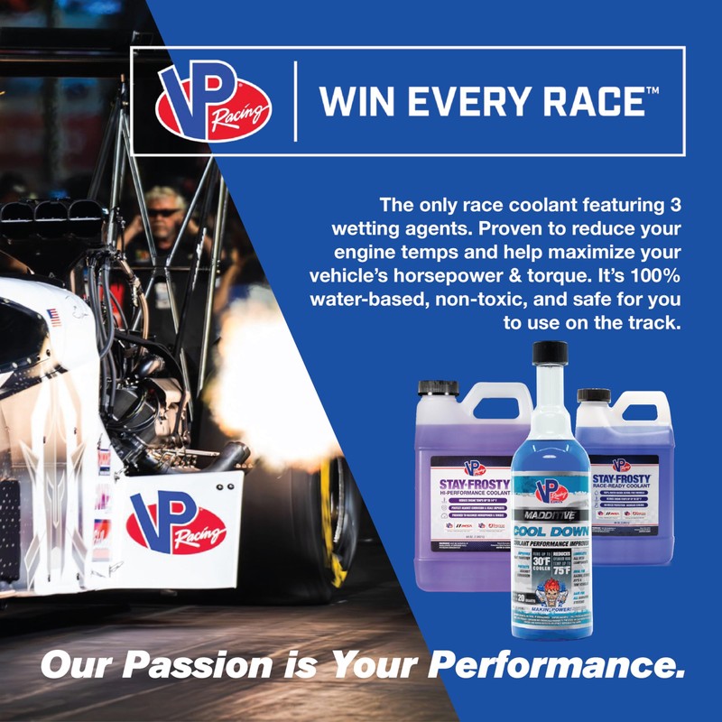 VP Racing Fuels 2085 Cool Down Coolant Performance Improver, 16