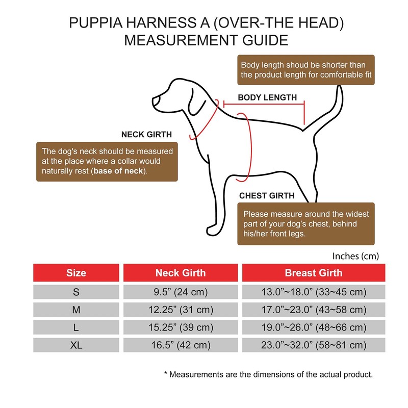 Puppia Harness for Dogs Seaman Harness A