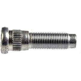 Dorman 610-379 Front 1/2-20 Serrated Wheel Stud - .620 In. Knurl, 1-15/16 In. Length Compatible with Select Models, 10 Pack