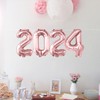16 Inch New Years Eve Decorations 2024 Balloons - Pink