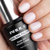 NXJ INFILILA Milky White Gel Polish, Sheer White Gel Nail