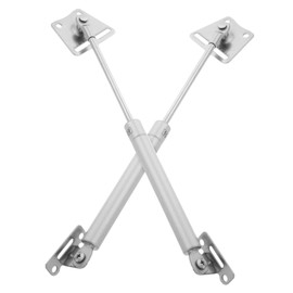 Operitacx 2pcs Hydraulische Stützstange Lift up up Hydraulikgasfeder Stange Schranktür Deckel Stützstütze Und Scharnier Für Schranktypen