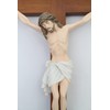 Vittoria Collection 17" Wall Crucifix Wood Cross Jesus Stone Corpus