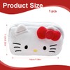 LQIOACU 1 Pc Plush White Pencil Case Plush Pencil Case