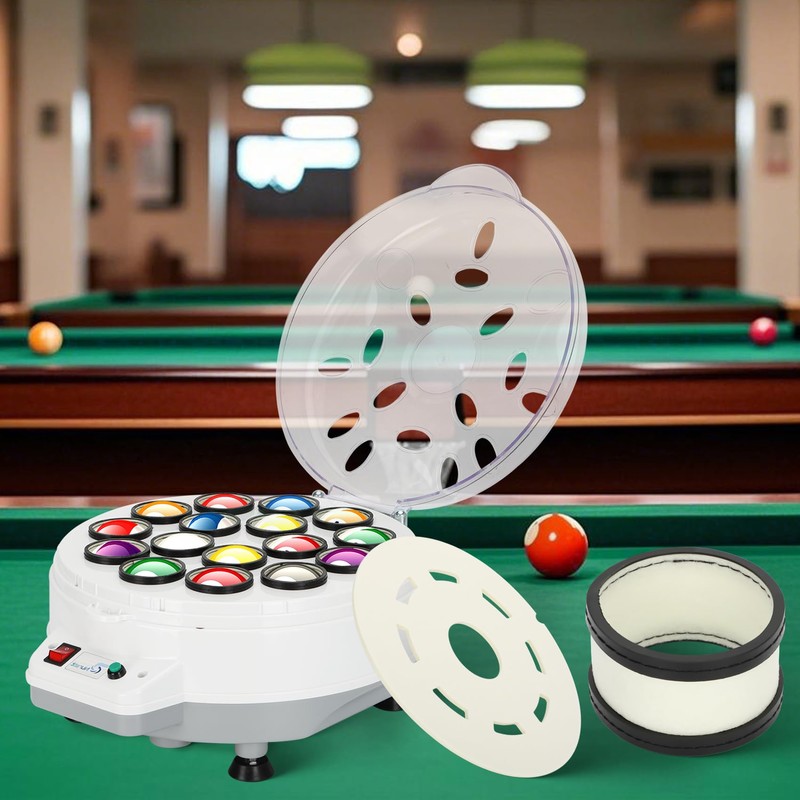 NURATIT Billiard Ball Cleaner Kit - 2-in-1 Wool Felt Pads