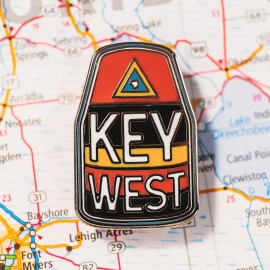 Key West Enamel Travel Pin - Gift or Souvenir