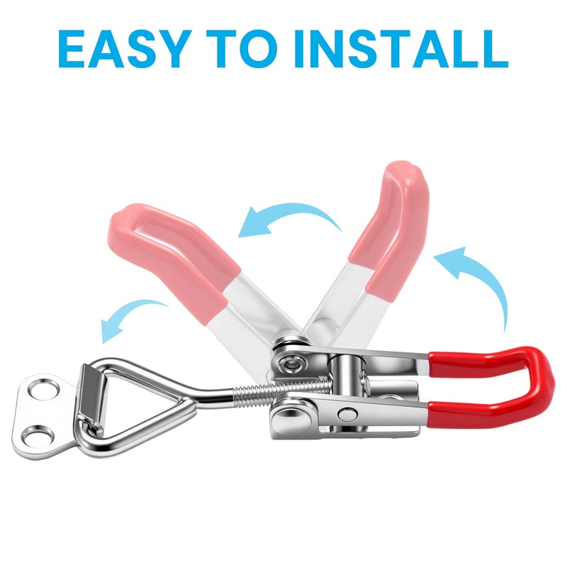 pwkauka 6 Pack Toggle Latch Clamp 4001, Adjustable Quick Release