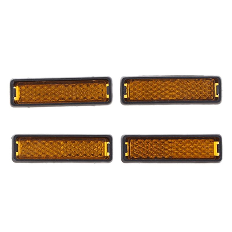 KANGQL Bicycle Pedal Reflec, 4 Pcs/Set Pedal Reflector Night Cycling