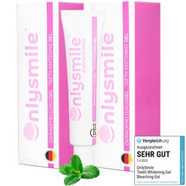 OnlySmile Double Pack of 2 Teeth Whitening Gel for White Teeth Teeth Whitening and Bleaching Gel with Instant Effect Teeth Whitening Cosmetic Teeth Cleaning