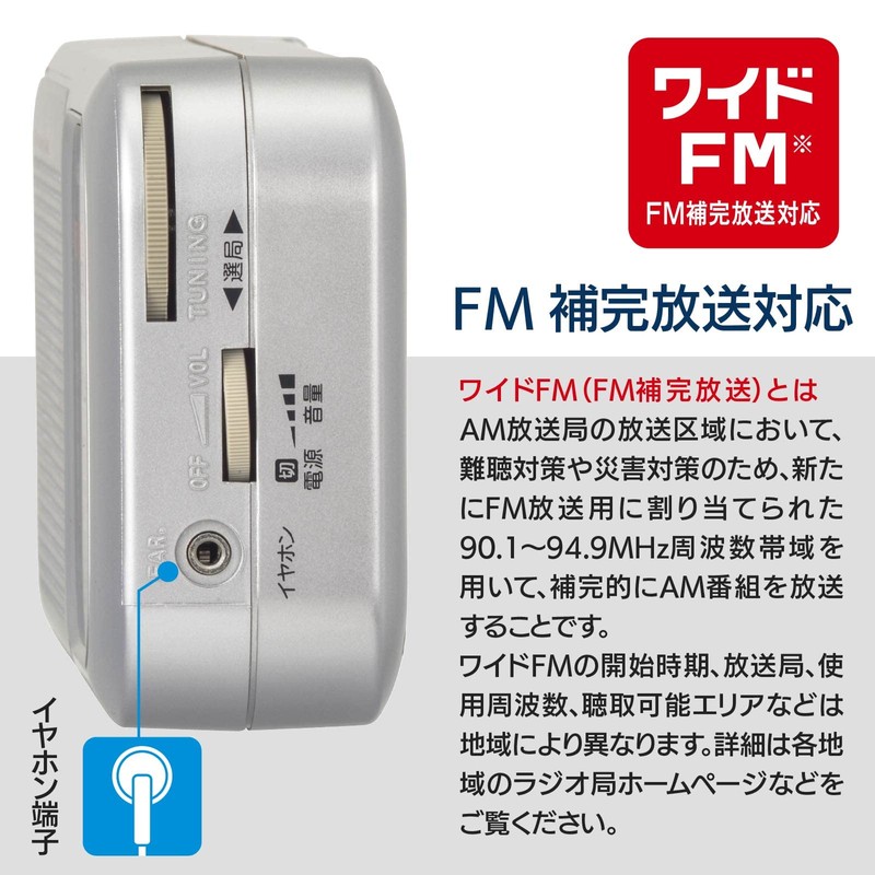 Ohm Electric AudioComm Stamina Portable Radio AM/FM RAD-T460N 03-5540 OHM