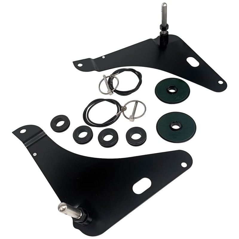 MADAT Hood Pin Kit Fit for Dodge Challenger 2008-2016 Stainless